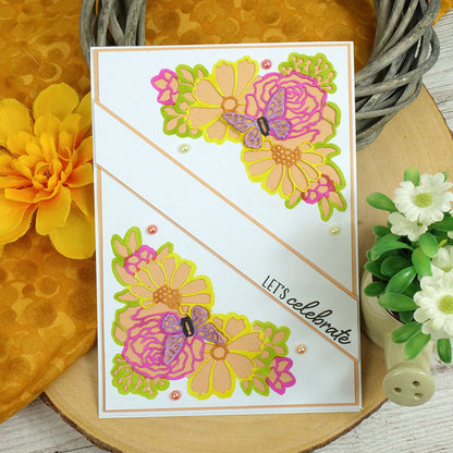 Moonstone Dies - Blossoming Cut-In Corners