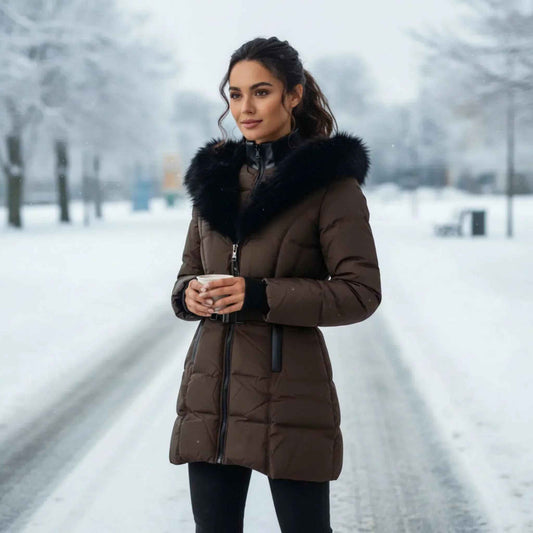 Manteau avec ceinture