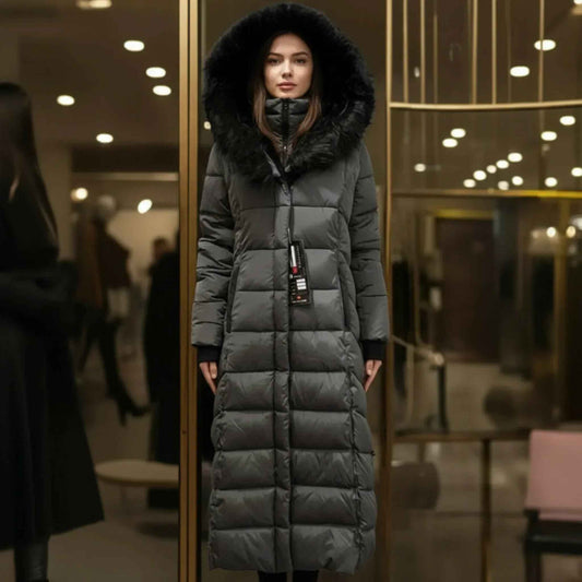 Manteau long et chaud