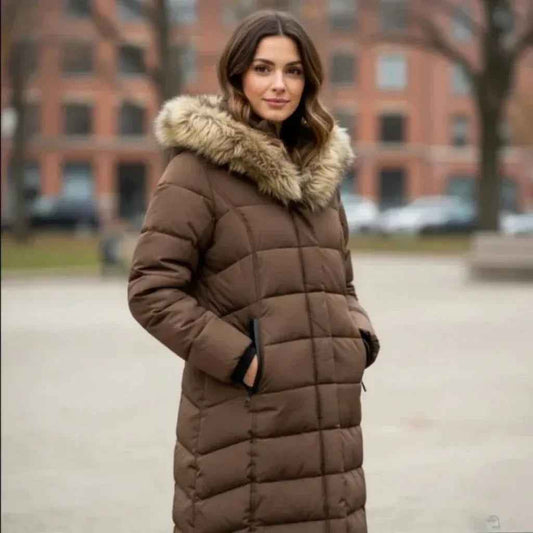 Manteau long et chaud