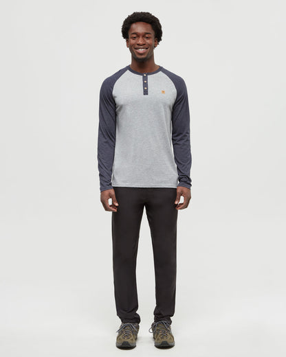TreeBlend Baker Henley Langarmshirt