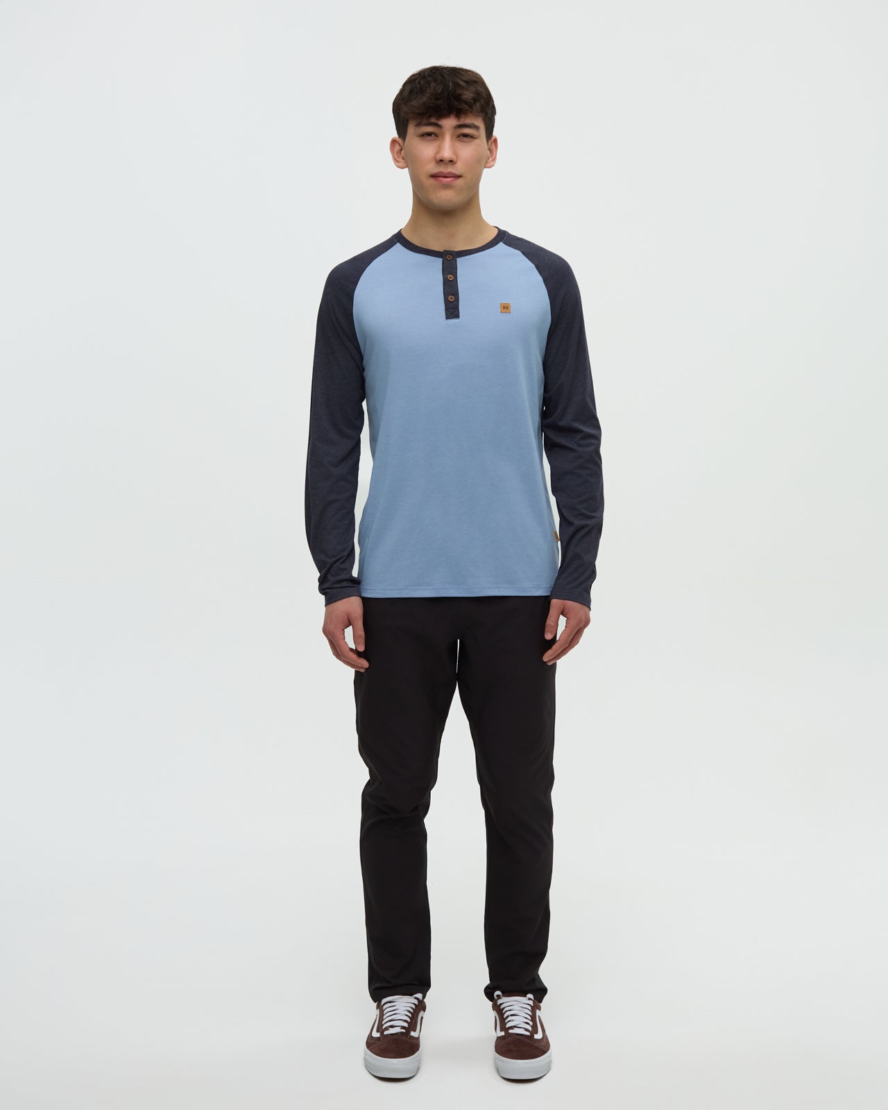 TreeBlend Baker Henley Langarm