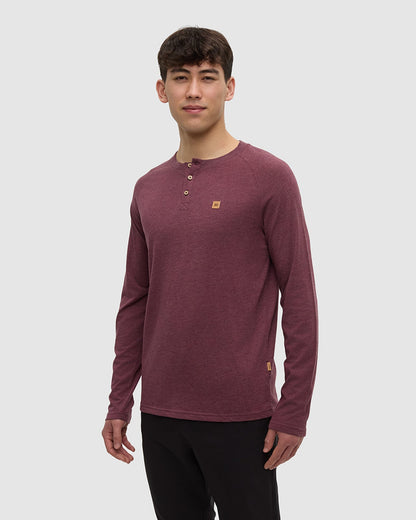 TreeBlend Baker Henley Langarmshirt