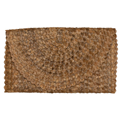 Pandan Leaf Clutch Purse - Brown