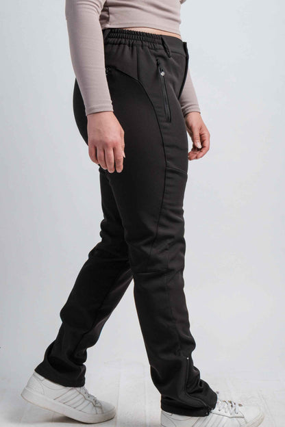 Women's Black High Waist V2 Adventure Water Resistant Pants