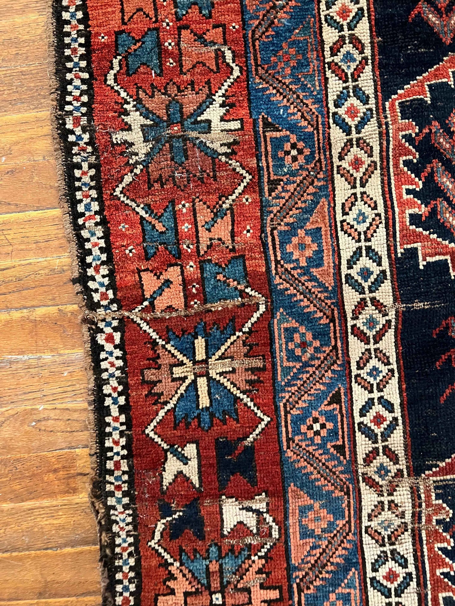 Antique Persian Afshar Rug | 7’ 4" x 5’