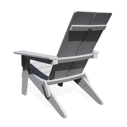Adirondack Polymer Outdoor Folding Chair with Cupholder - AURABAGS SHOP