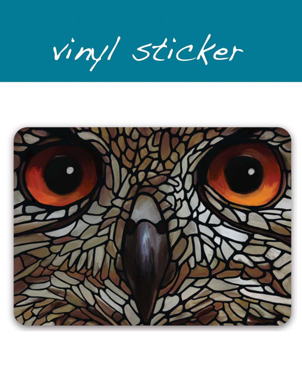 Vinyl-Aufkleber - Eule