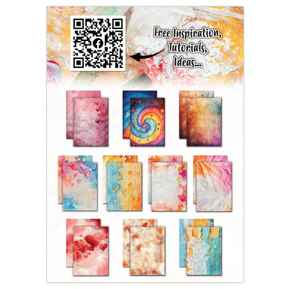 AALL and Create - A4 Design Paper - Radiant Pulse