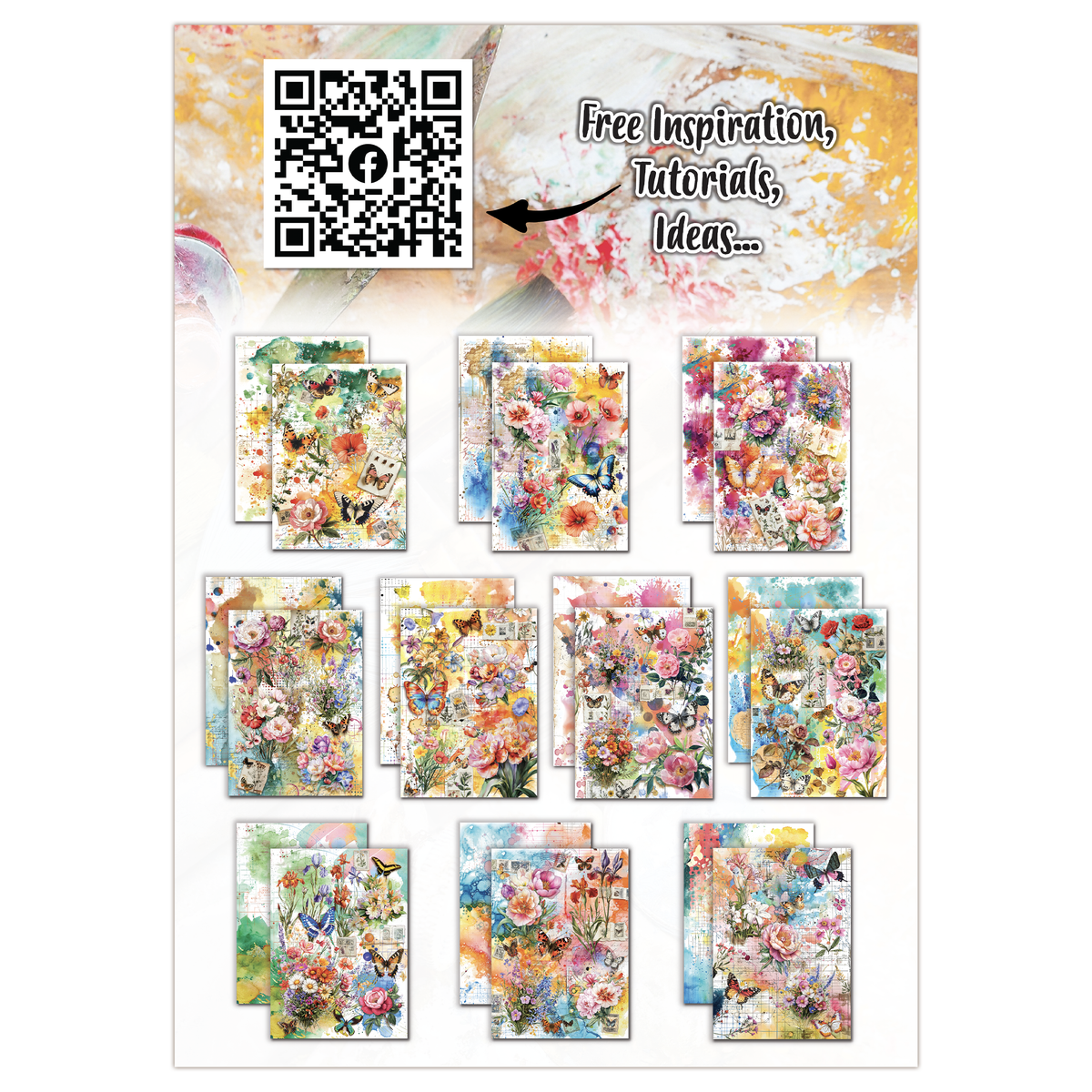 AALL and Create - A6 Design Paper - Florabella Fantasia