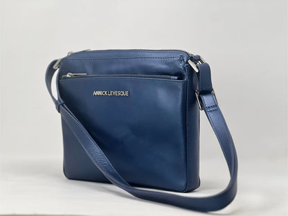 Sac à bandoulière "Crossbody" bleu | Gisèle petit