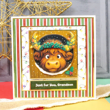 Festive Peeping Pals Square Pocket Pad