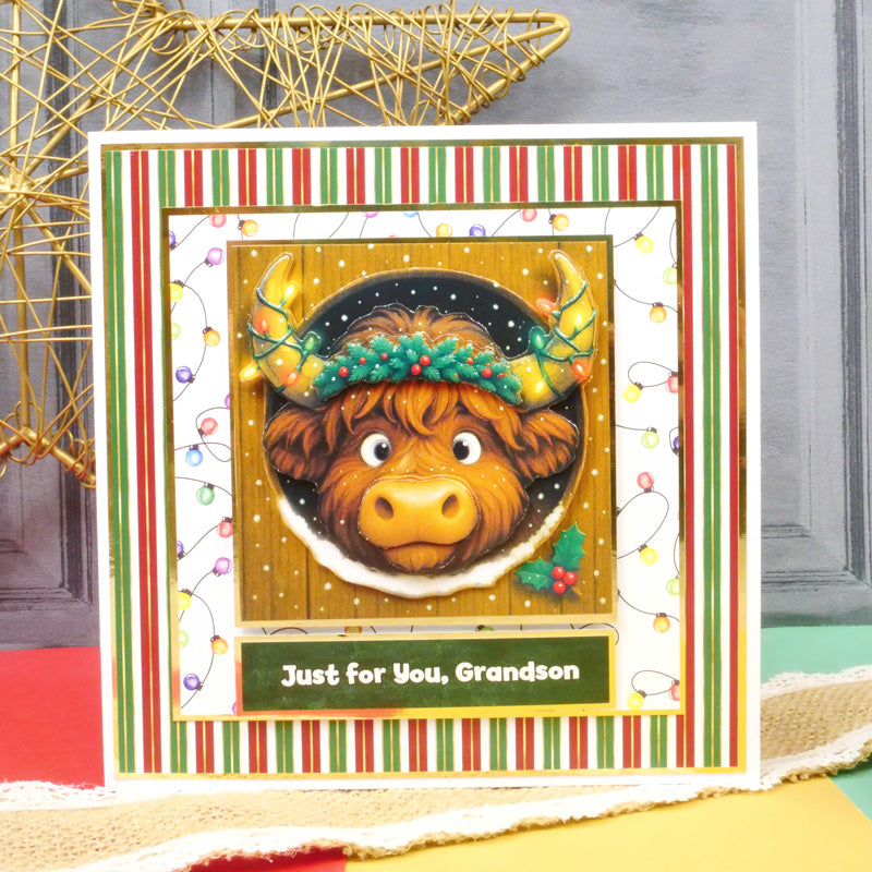 Festive Splendid Sentiments for Square Pocket Pad