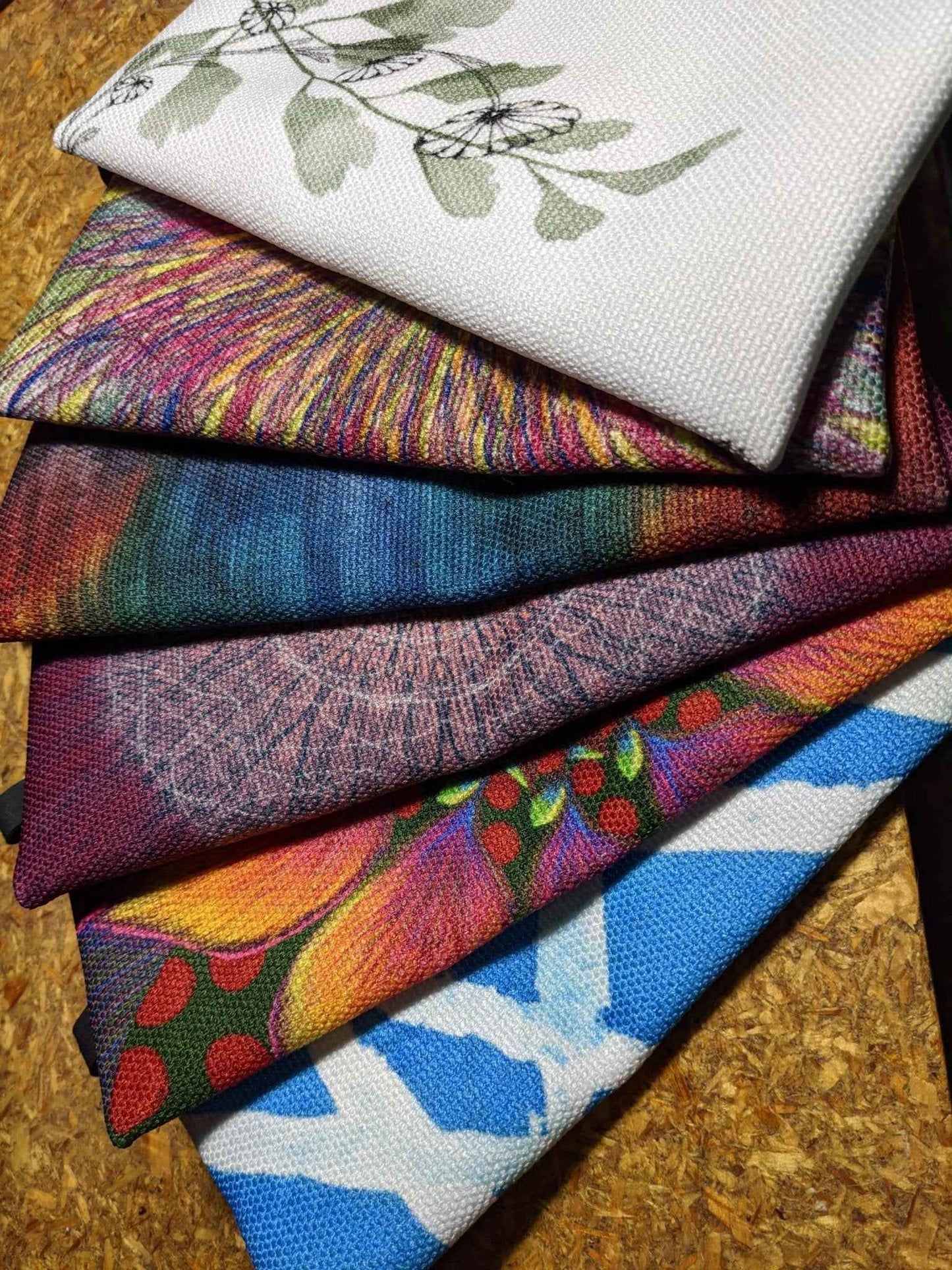 Zippered Cotton Canvas Pencil Case | Meditative Mandala