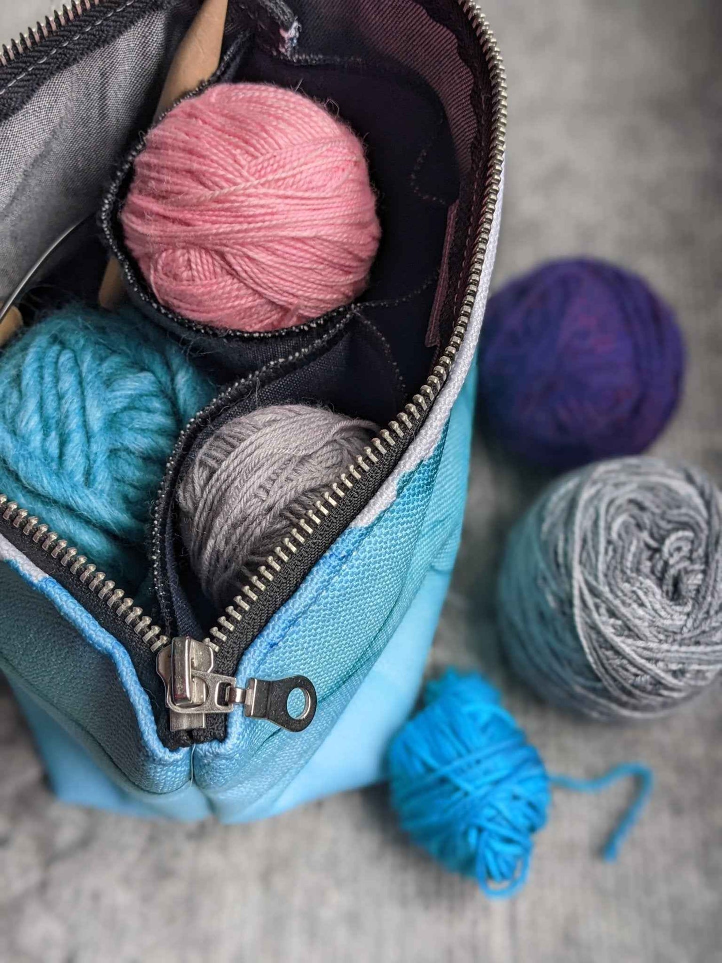 Zippered Project Bag | Painted