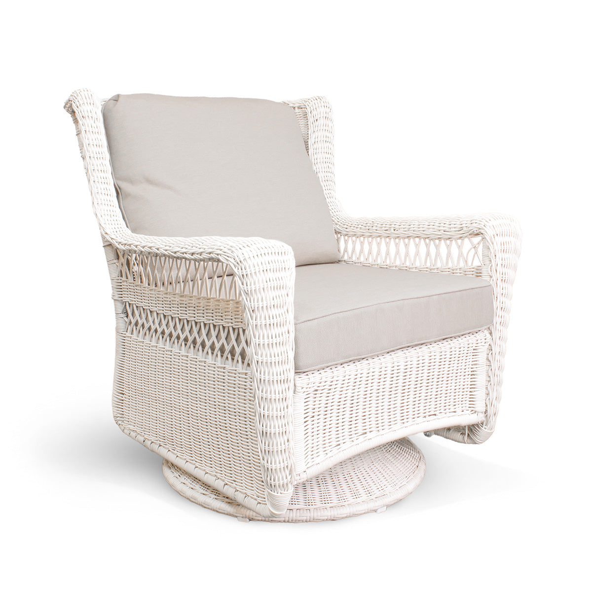 Park Meadows Wicker Outdoor Swivel Glider Chair - AURABAGS SHOP