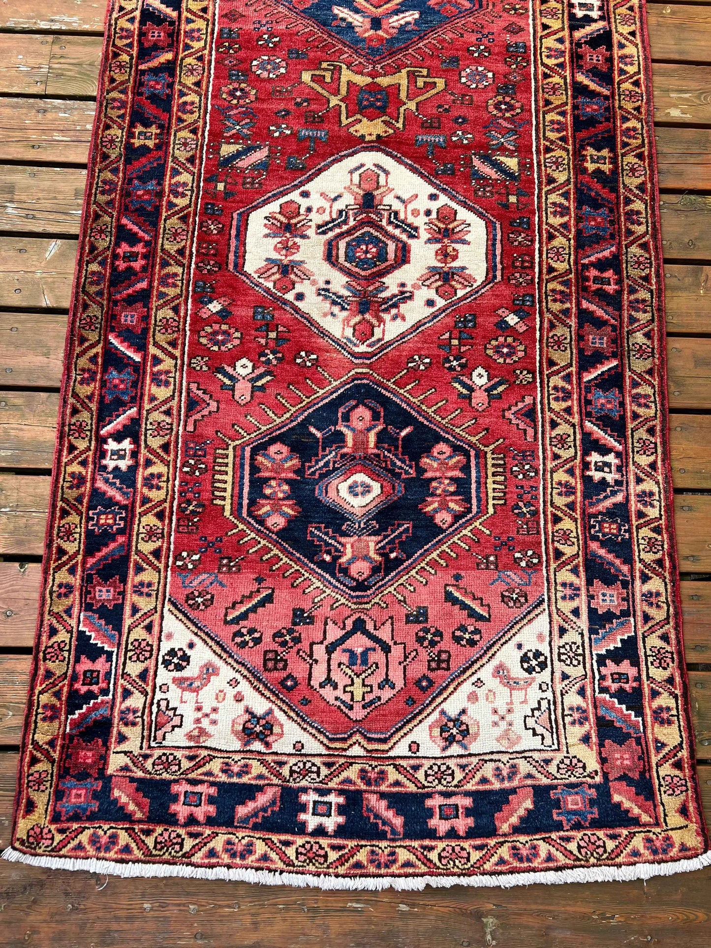 Persian Heriz Runner | 10’ 8” x 3’ 7”