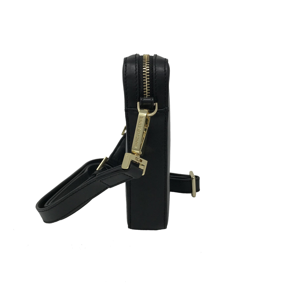 Petit Sac à bandoulière en Cuir Noir | Marie-Pierre