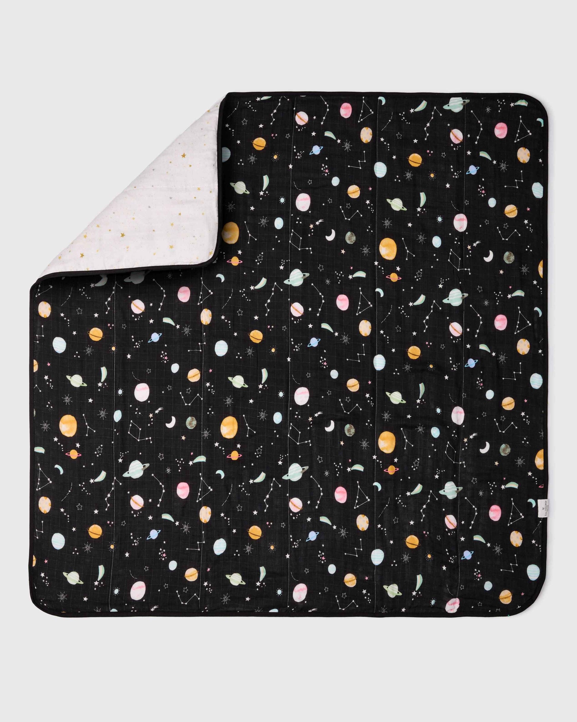 Muslin Quilt - Planets