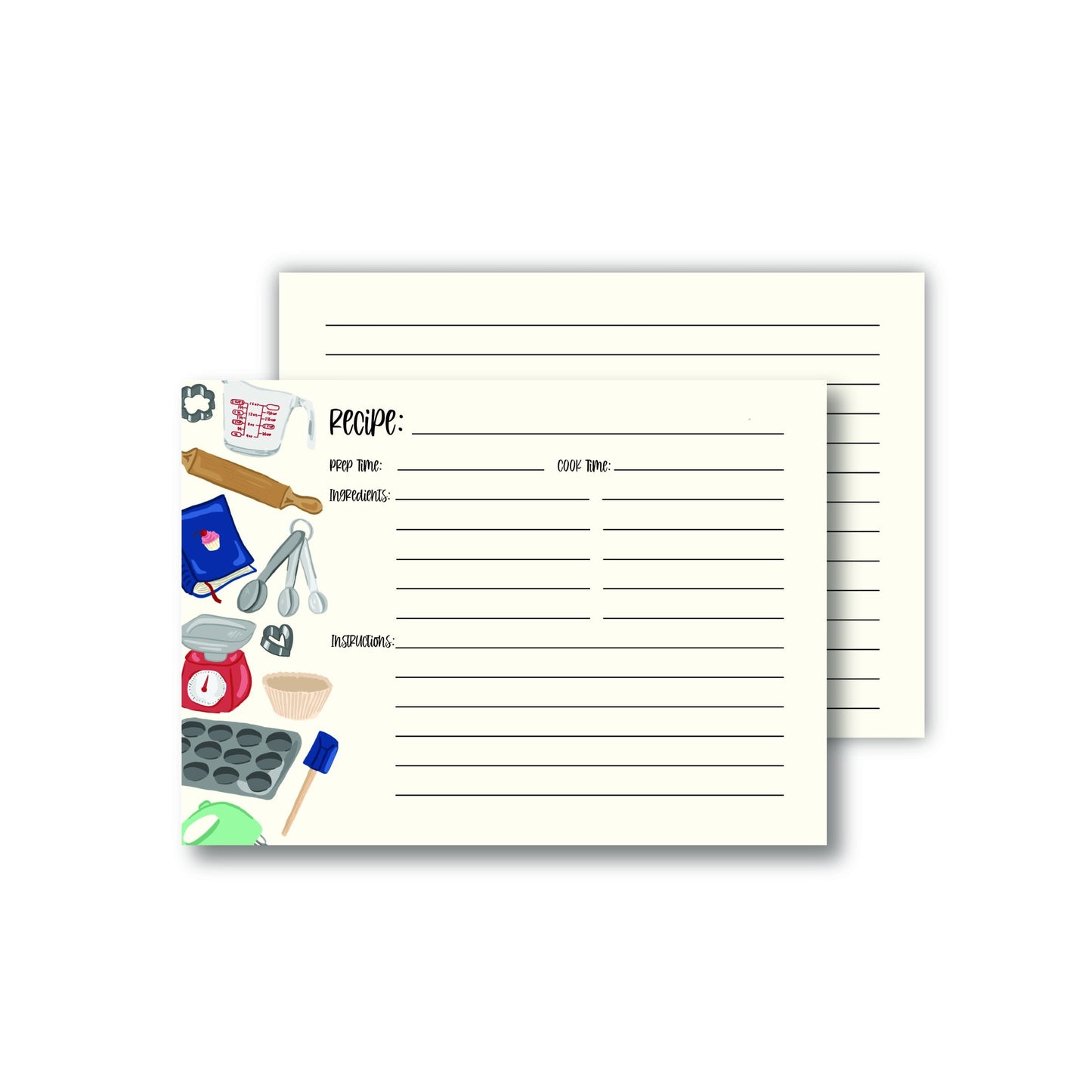Baking Recipe Cards - 8PK