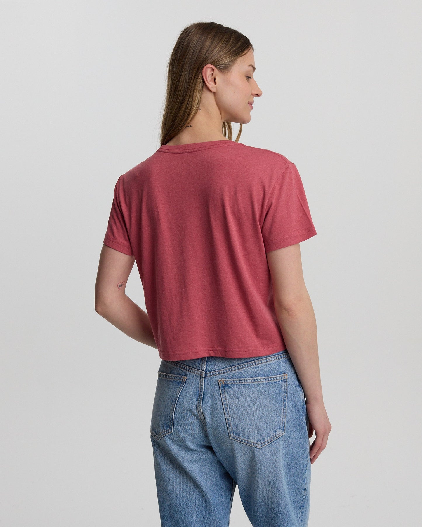 Bauchfreies T-Shirt „Seeblick“