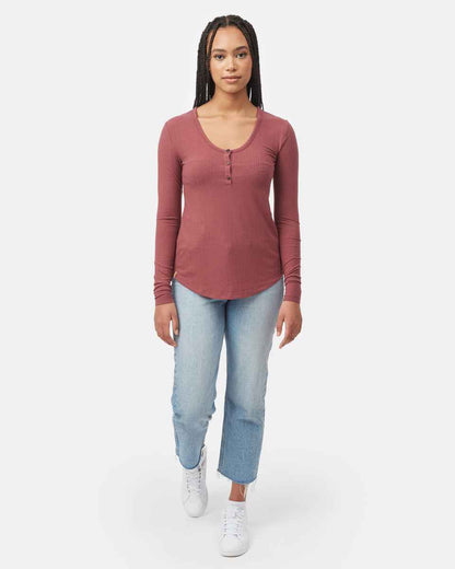 Ribbed Henley Longsleeve