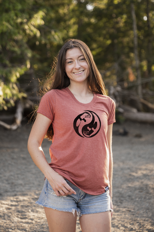 OTTER YING/YANG - Women's Eco Tee