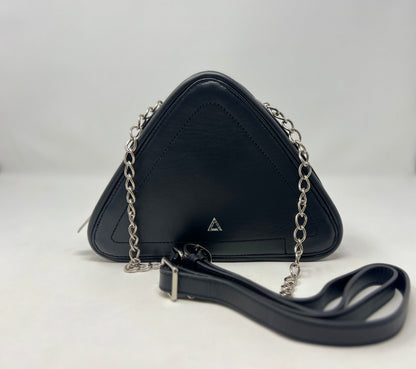 Sac de soirée de forme triangulaire, Noir, Kiana