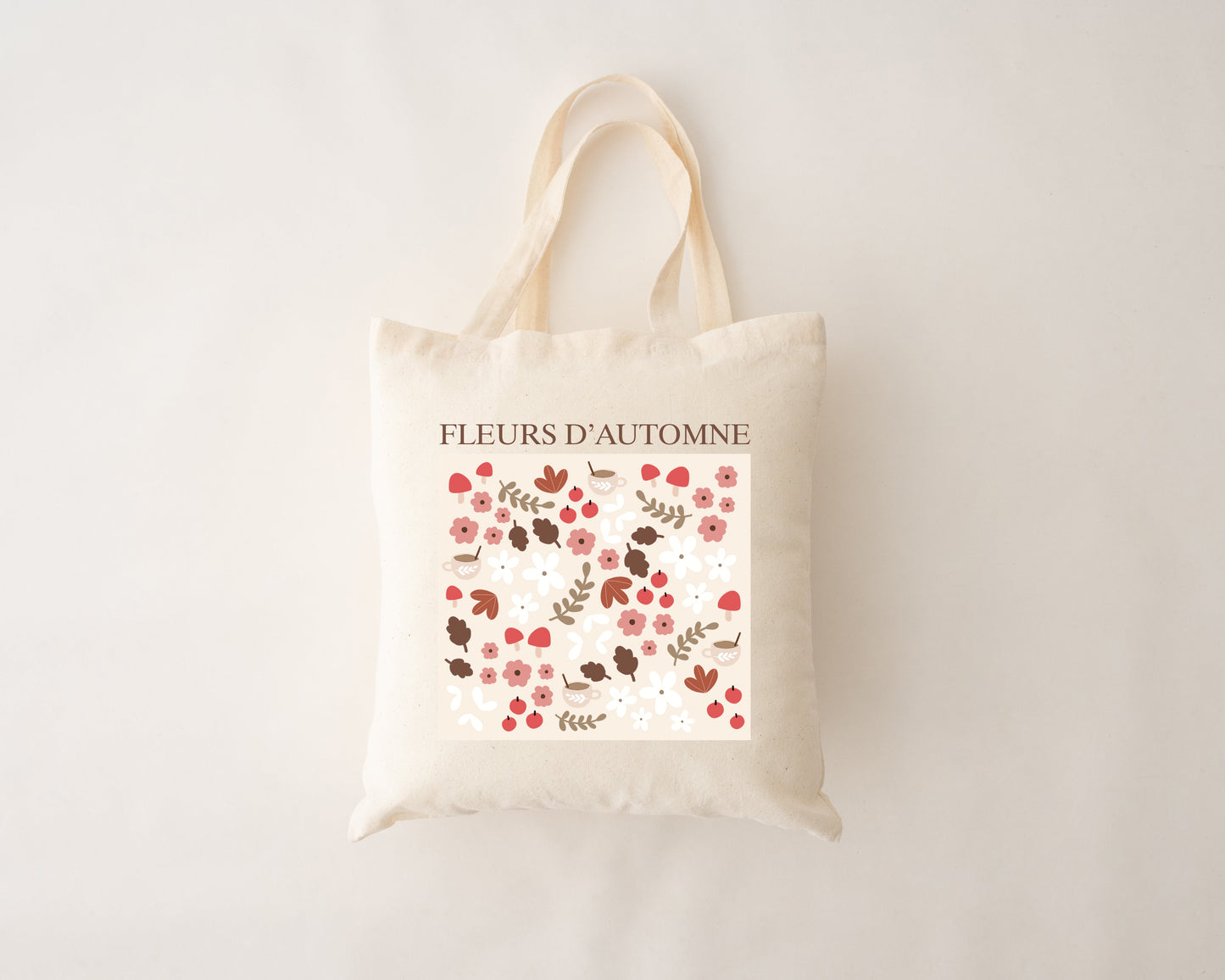 Wiederverwendbare Tasche - Herbstblumen