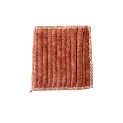 VELVET - RIBBED RUST