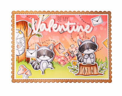 SL Stamp & Cutting Die Forest friends Sweet Stories 152x220x3mm 17 PC nr.75