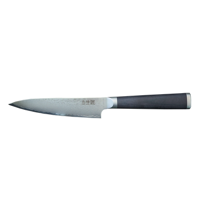 Miyako SUS 130mm Petty Knife - 33 Layer Damascus Steel Blade – Made in Japan