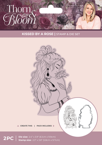 Sara Signature Thorn & Bloom Stamp & Die Set - Kissed by a Rose