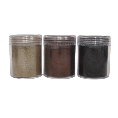 Stacey Park Microfine Glitter 3pk - Earth Tones