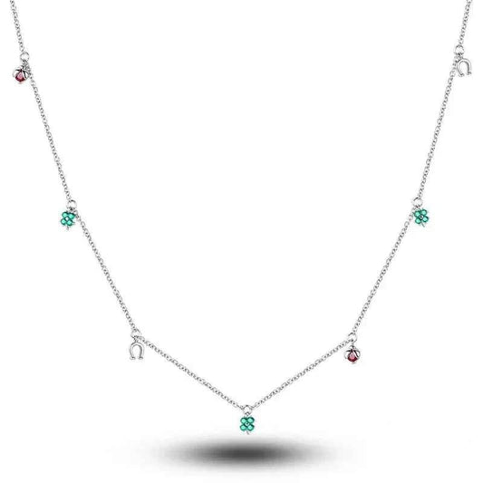 Lucky Charm Sterling Silver Necklace
