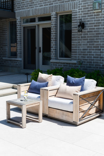 OUTDOOR PILLOW - BEIGE 20"