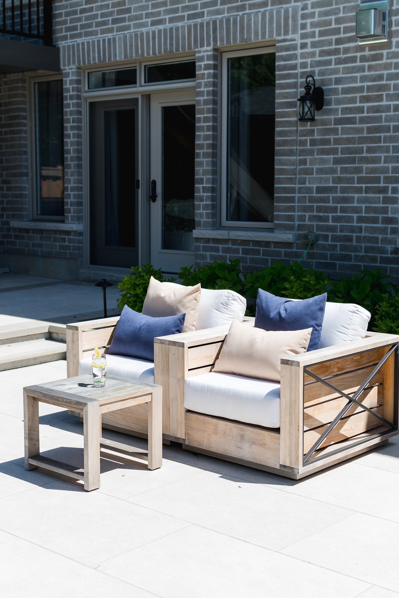OUTDOOR PILLOW - BEIGE LUMBAR