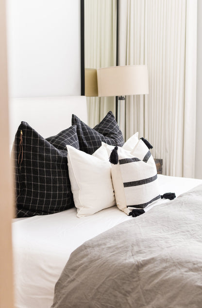 COTTON/ LINEN - WHITE