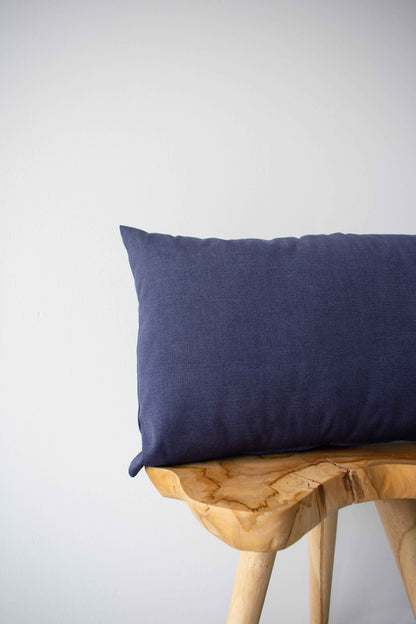 OUTDOOR PILLOW - NAVY LUMBAR
