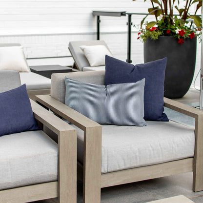 OUTDOOR PILLOW - NAVY 20"