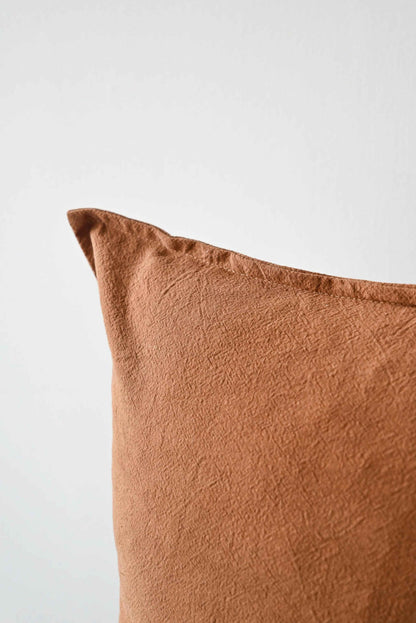 COTTON/ LINEN - RUST