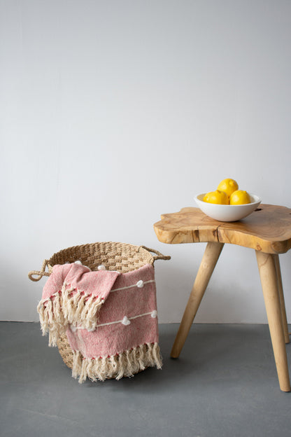 THROW BLANKET - ROSEWOOD