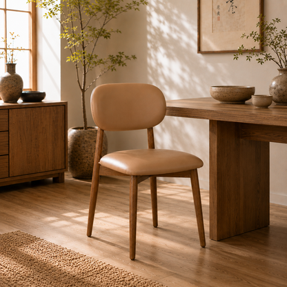 Skat Genuine Leather Dining Chair
