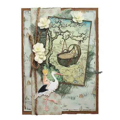 Joy! Crafts Die - Baby And Stork