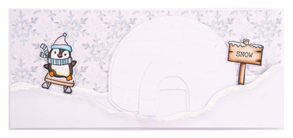 SS Clear Stamp Quotes Small Winter Season Sweet Stories 105x148x3mm 1 PC nr.163