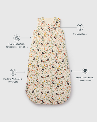Baby Sleep Sack TENCEL™ 1.0 TOG - Bumble Bees