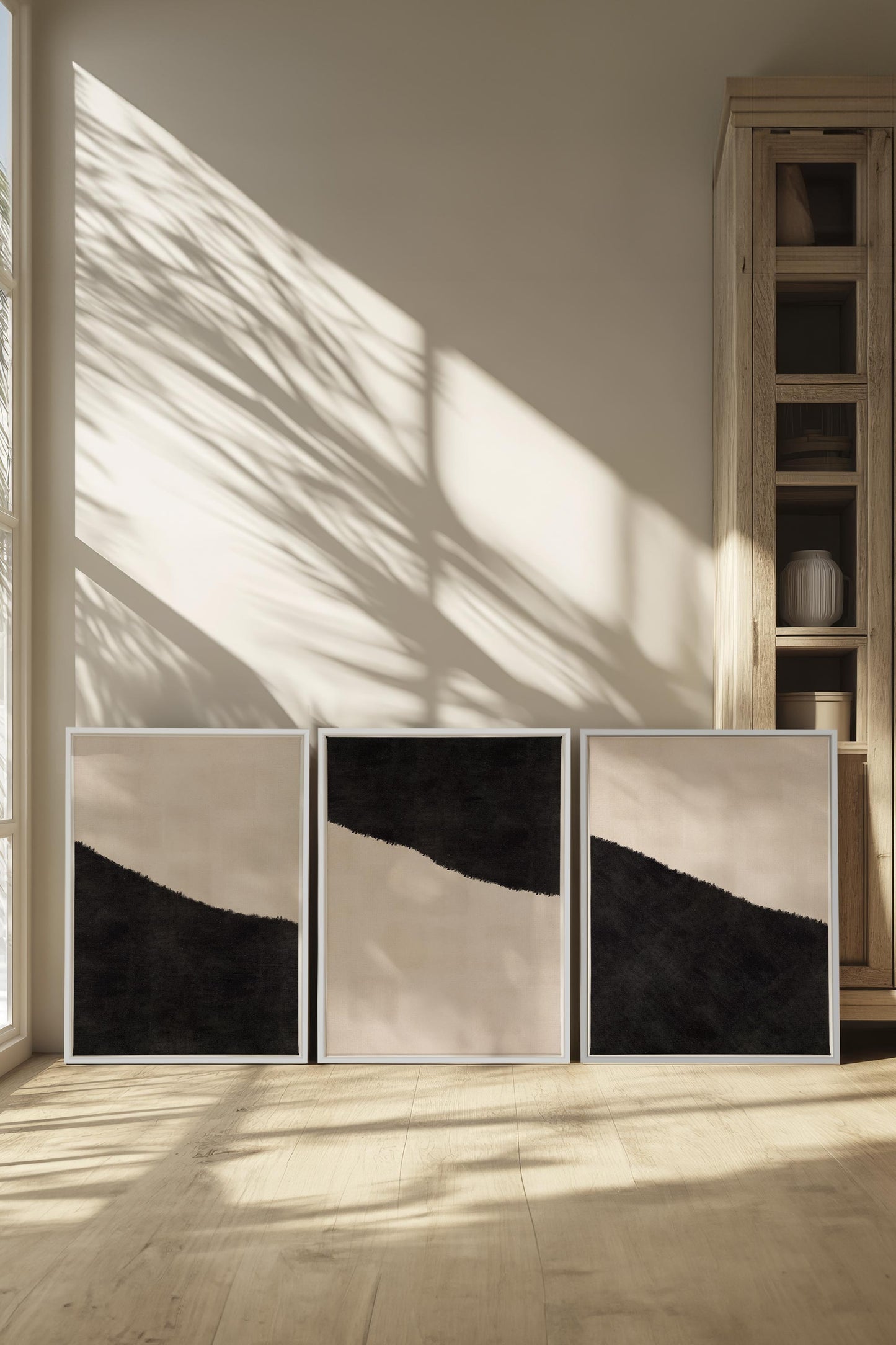 LUXE TRIO (3 Werke auf gespannter Leinwand)