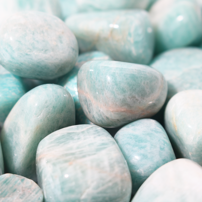 Amazonite A Tumbled Stones - India