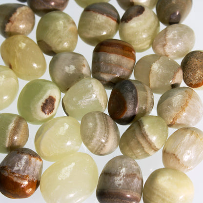 Green Aragonite Tumbled Stones