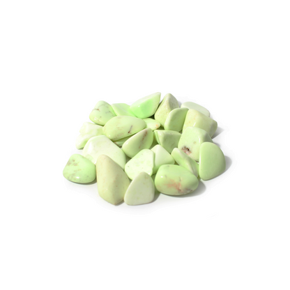 Citron Chrysoprase Tumbled Stones